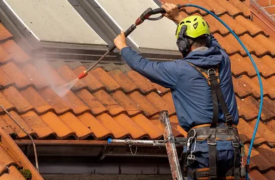 Démoussage et hydrofuge de toiture à Vaucourtois